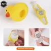 Rubber Duck With Helmet Pendant Black/Yellow Duck Road Bike Motor Helmet Riding Bicycle Accessories Car Decoration