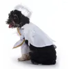 Abbigliamento per cani abiti divertenti vestiti di Halloween costumi morbidi abiti regolabili per fesplay da piccoli ai cani