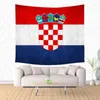 Gobelinu Chorwacja flaga wiszącego ściany gobelin joga dywan moda moda z łóżka piknik