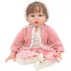 55 cm Reborn Baby Doll Stripe Shirt Pants 22 "Girl Doll Clothes Children Xmas Gift Toys kläder