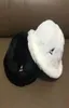 Top Fashion New Kangol Kangaroo Rabbit Fur Basin Cappello ricamato Fisherman White Fisherman Hat Women Gift27633537922159
