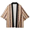 Tradizionale veste yukata a strisce stampare giapponese kimono women uomini haori abbigliamento spiaggia cardigan
