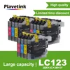 PlaveTink 12pk per il fratello LC123 Cartuccia a inchiostro Compatibile per MFC-J4510DW MFC-J4610DW Cartuccia di inchiostro stampante LC 123 MFC-J4410DW