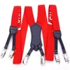 Factory Direct Men's and women Suspenders 3 0 115cm Six Clip Character Webbing Six Clip Wide Strap F29294B