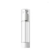 Lagringsflaskor 1 st 15 ml/30 ml/50 ml/80 ml Lotion Cream Dispenser Pump Bottle Refillable Tom Clear Travel Container Prov Liquid Vacuum Jar