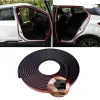Car Door Rubber Seal Strip Auto L-type Double Layer Sealing Adhesive Weatherstrip For Door Trunk Soundproof Noise Insulation