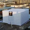 Hurtownia 6x6x3,2m H Outdoor Inflatible Cube Tent LED LED LED z zdalnym sterowaniem reklamą lub dekoracją imprezową
