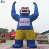 Navire gratuit Activités extérieures 8mh (26 pieds) avec soufflerie publicitaire géant gonflable gorille carillon de ballons à ballon à la vente de ballon moulues à vendre