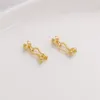 1set 14k plaque à orchette en laiton à sertissage de style chinois Floral Fish Crochet Classe pour le bracelet de collier
