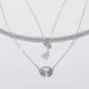 Designer Charm GTM.S925 Sterling Silver Carter Single Diamond Necklace Womens Simple and Elegant Personality High Grade Design Collar Chain Accessories
