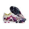 Soccer d'été 2024 Chaussures Future Ultimate Fg Ag Boots Cleats Superalined Pursuit Fast Yellow Orange Creativity White Ultra Team Violet Astronaute