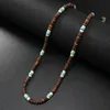 Bohemia Natural Coconut Shell Wooden Beaded Chokers Necklaces Handmade Beach Jewelry For Men Fashion Accessories