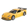 1:36 Chevrolet Corvette C6-R Modelli di auto da auto in lega VEICOLI POLLE PERCHIO PER BAMBINI