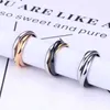 Designer charm Carter Three Ring 18k Rose Gold Simple and Cool Style Unique Fashion Design Personalized Index Finger Couple