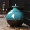 Arts and Crafts Ceramic Handicraft Vase Waterfall Backflow Incense Burner Creative Ornament Aromatherapy Censer Home Decor L49