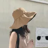 Vinyl Sunshade Hat Children's Summer UV Sun Hat Grote rand Vissershoed Vis de grote rand hoed van vissen