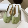 Designer Tabi Ballerina Shoe Sandals Casual Shoes Tabi Luxurys Summer MM6 Ballet Shoes Balev Flat Leather Ankles Heels Sheepskin Calf Sexy Sports Slippers