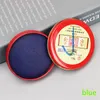 Blue Red Black Inkpad för Stamp Office Stamp Pad Quick-Torking Ink Pad