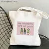 Shopping Bags Women Shopper Bag My Students Printed Kawaii Harajuku Canvas Girl Handbag Tote Shoulder Lady