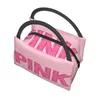 3D PRIMEL Pink Bag Bag Bolsa Bolsa Mulher Lunhana para Trabalho com Tote com Lunch Saga Kawaii Girl Shcool Picnic Office