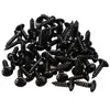 50pcs/set viti a piastra per battite elettriche in argento nero in argento nero per bassia di chitarra a vite fissa a vite fissa all'ingrosso