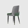 Modern Designer Dining Chairs Nordic Metal Mobile Kitchen Vanity Chair Office Unique Single Sillas Comedor Home Ornament