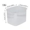 Plates Bread Dispenser Storage Box Plastic Refrigerator Organizer Bins Bagel Container