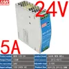 Alimentation de commutation de rail, petite taille, facile à installer NDR-120W 12V10A 24V5A 100V-240VAC