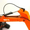 エレクトリック/RCカー新しいHuina Toys RC Car 15チャンネル1 14 1551リモートコントロールアロイ掘削機小児電気玩具エンジニアリングカーバースデーギフト240424