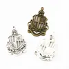 Charms 10pcs 45 31,8 mm Antique Srebrny Brązowy Kolor Korony Korony