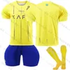 2324 Al-Nassr FC Home New No.7 Ronaldo 10 Mane Football Shirt Yellow Cover