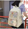 Japon Itabag Transparent PVC Sac à dos Sacs d'école pour filles kawaii bourse occasionnelle Travel Rucksack 240328
