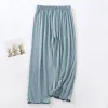 Modal Comfortable Sleep Pants For Womans Spring Summer Pajamas Capri Pant Loose Nightwear 3/4 Length Home Trousers Women