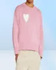 Pariser Designer Men039s Sweaters Designer Cya36 Amis de Coeur Liebe Jacquard Crew Neck Pullover Mode Brand Streetwear7870425