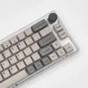 Accessoires MK66 Pro Kit Clavier mécanique blanc / noir / tabagisme Cover Couverture transparente Cadre pour le clavier DIY