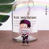 Anime One Piece Luffy Charlotte Linlin Katakuri Edward Newgate Donquixote Doflamingo Jinbe Keechchains Acrilico Pendenti Figura Toy