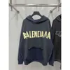 Magioni classici da uomo con cappuccio Designer sciolto con cappuccio Balencigs Balencigs di alta qualità 2 23SS B Home di alta qualità OS Giallo Sisteme stampato in fita sciolta WGM8 7GCX 5GFG