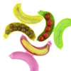 Schattige banaan opbergdoos beschermer beveiligingskast container trip outdoor lunch fruit doos opslaghouder goedkope bananenreis buitenboxen