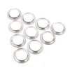 10 par/pack eyele gardinringar gardin grommet topp silver metall ring rubrik gardin tillbehör monteras med en press