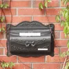 Aluminiumlegierung für ländliche Style kleine Mailbox Mailbox Zeitungsbriefe Post -Box Wandmontage Home Garden Yard Decro Mailbox