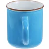 Tassen Keramik Espresso Tasse Tee Glas Retro Halte Kaffee Big Tasse 9.5x7.8x7cm Aufbewahrung Einfaches Wasserblau Melamine Kreative Reise