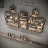 Scaffali di lussuoso stoccaggio del bar muro a muro di liquore nero mobili da vino ristorante soggiorno casa mueble para vinos bar ornamenta