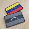 Gummi flagglapp Ryssland Venezuela Tyskland Japan Taktisk krokslinga Badge Applique Militär Combat Patches för ryggsäckskläder