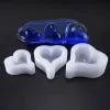 Torministica epossidica a forma di resina in silicone a forma di cuore 3D Stampo per candele per gancella di candele per gioielli fai -da -te che producono accessori