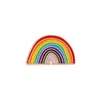 LGBT Rainbow Letter Broche Filmes de anime Cute