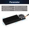 Cooling 1PCS M.2 SSD NVMe Heat Sink M2 2280 22110 Solid State Hard Disk Aluminum Heatsink with Thermal Pad Desktop PC Thermal Gasket