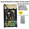 DZJ2.4P Barrier Gate Control Board für das automatische Verkehrsboom-Barrier-Steuerungssystem WG-04 DZ04 DZJ-01 GATE MOTOR