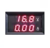 Naughty Bird DC 100V 10A 50A Mini Digital Voltmeter Ammeter 3/4 Bit 5 Wires Voltage Current Meter Display Blue Red LED