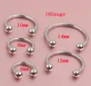 Broche de nez N07 100pcs en acier inoxydable Pierge bijoux de bijoux de nez bijoux en plastique anneaux de nez Piercings N194218089