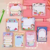 1 stuk lijm schattige kawaii koe sticky noten notitie memo pad kantoor school benodigdheden briefpapier notebook sticker decoratie